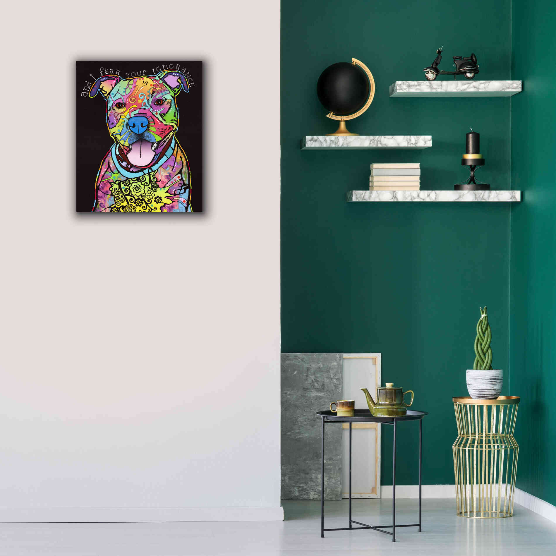 'I Fear' by Dean Russo, Giclee Canvas Wall Art,20x24