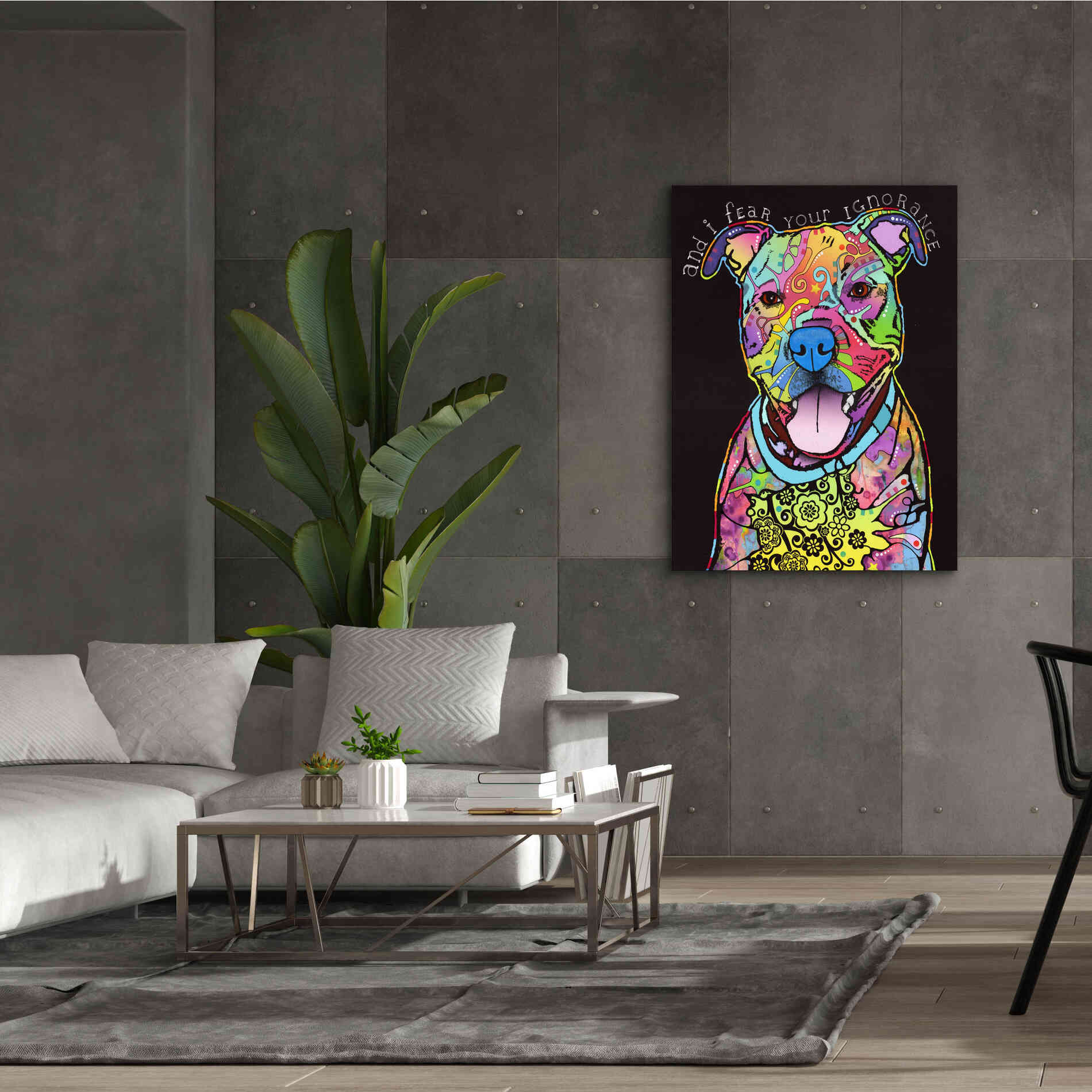 'I Fear' by Dean Russo, Giclee Canvas Wall Art,40x54