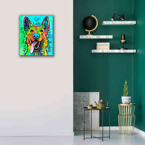 'Love And A Dog' by Dean Russo, Giclee Canvas Wall Art,20x24