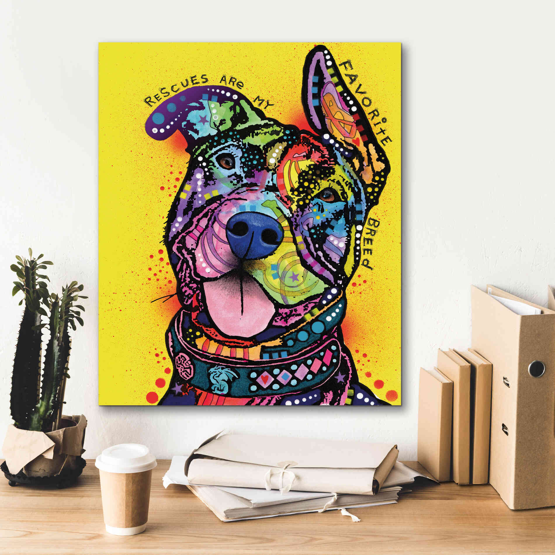 'My Favorite Breed' by Dean Russo, Giclee Canvas Wall Art,20x24