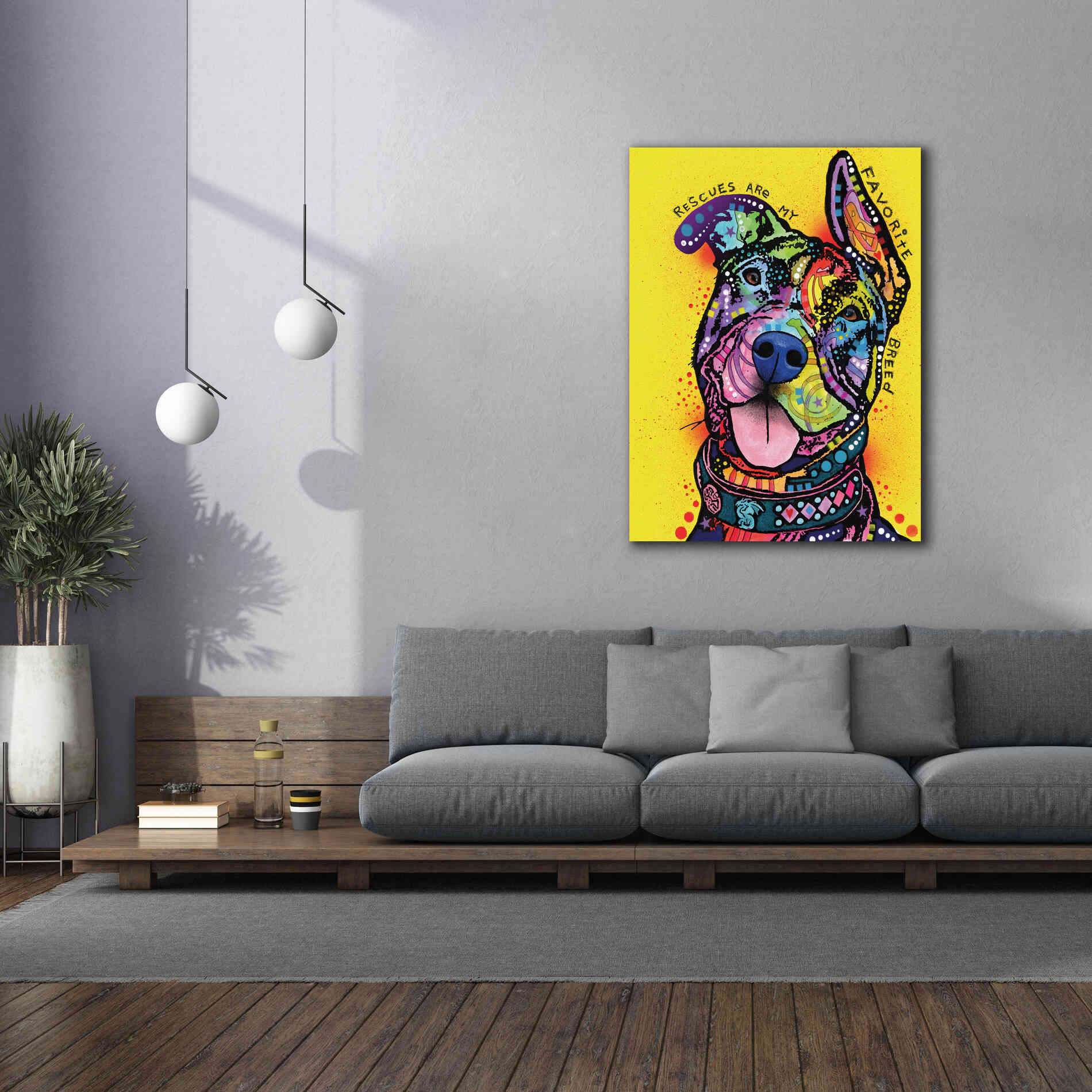 'My Favorite Breed' by Dean Russo, Giclee Canvas Wall Art,40x54