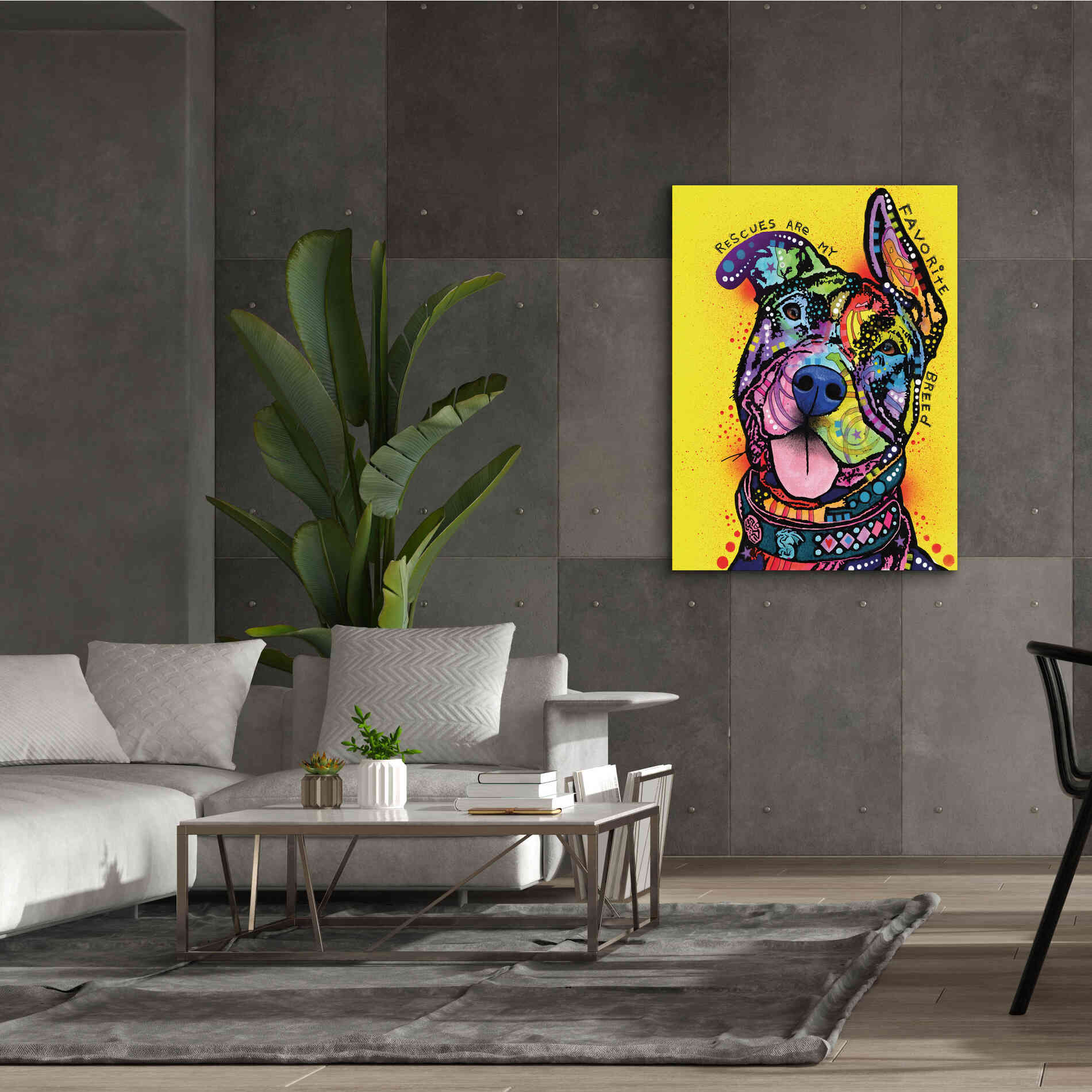 'My Favorite Breed' by Dean Russo, Giclee Canvas Wall Art,40x54