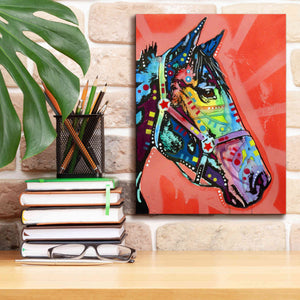 'Wc Horse 3' by Dean Russo, Giclee Canvas Wall Art,12x16
