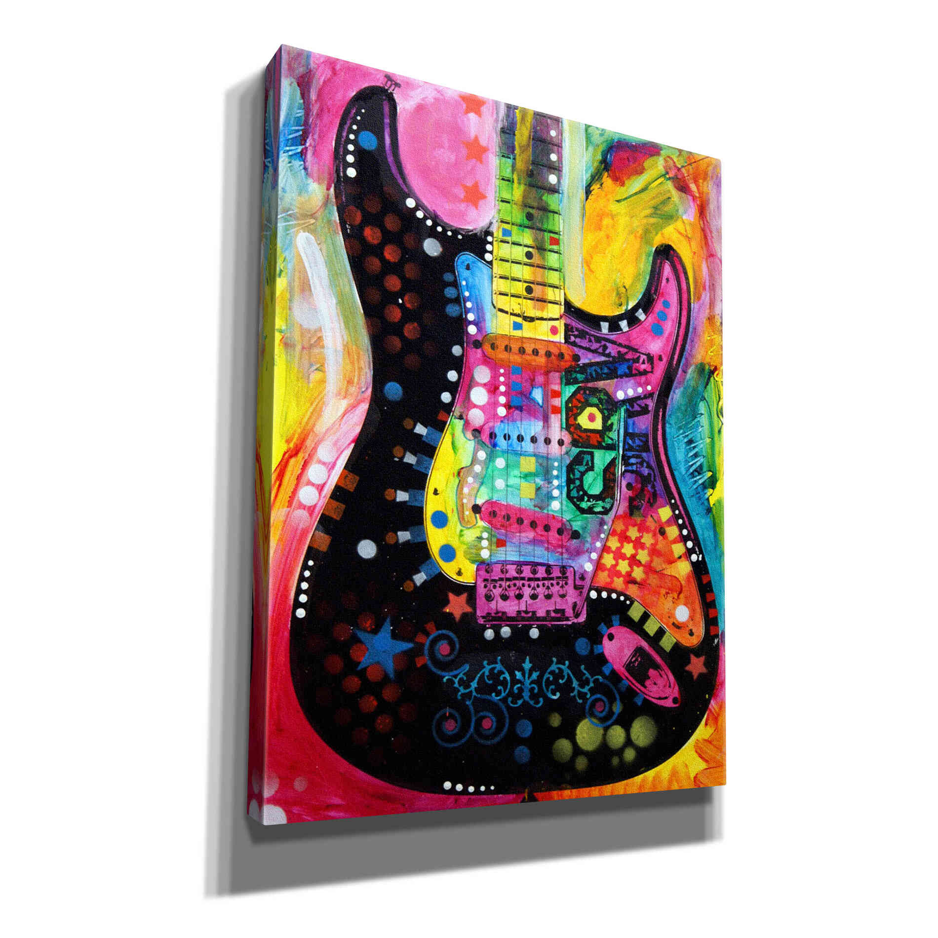 'Lenny Strat' by Dean Russo, Giclee Canvas Wall Art