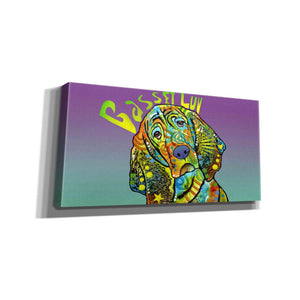 'Basset Luv' by Dean Russo, Giclee Canvas Wall Art