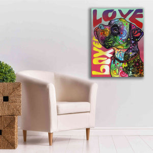 'Boxer Luv' by Dean Russo, Giclee Canvas Wall Art,26x34