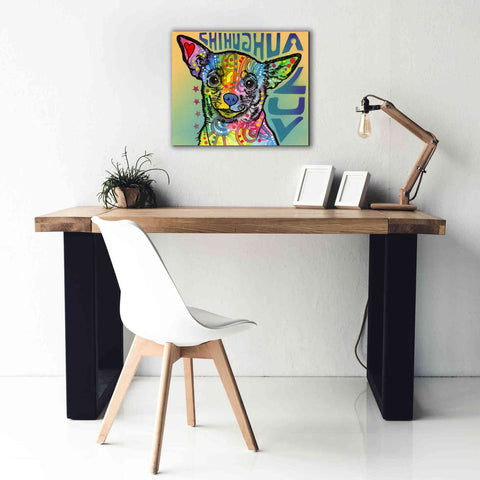 Image of 'Chihuahua Luv' by Dean Russo, Giclee Canvas Wall Art,24x20