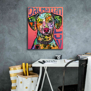 'Dalmatian Luv' by Dean Russo, Giclee Canvas Wall Art,20x24