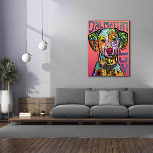 'Dalmatian Luv' by Dean Russo, Giclee Canvas Wall Art,40x54