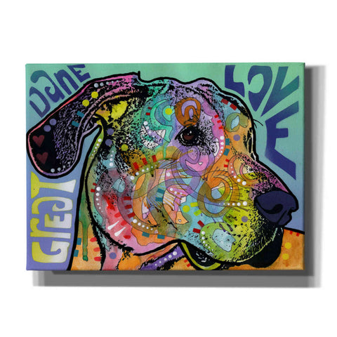 Image of 'Great Dane Luv' by Dean Russo, Giclee Canvas Wall Art