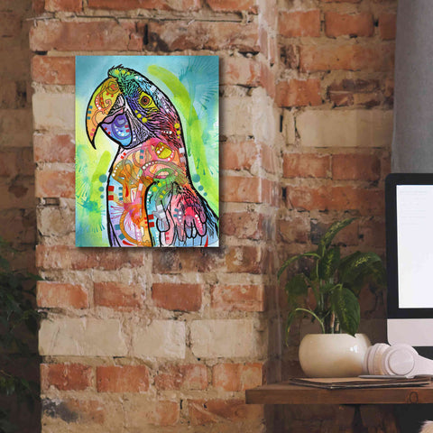 Image of 'Macaw' by Dean Russo, Giclee Canvas Wall Art,12x16