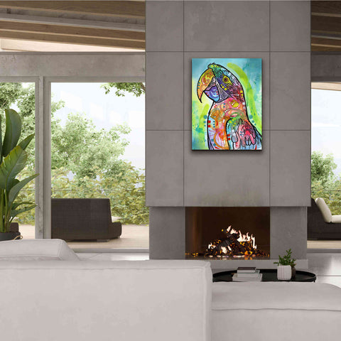 Image of 'Macaw' by Dean Russo, Giclee Canvas Wall Art,26x34