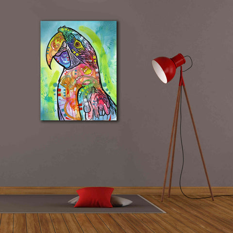 Image of 'Macaw' by Dean Russo, Giclee Canvas Wall Art,26x34
