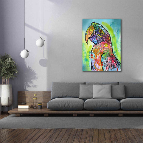Image of 'Macaw' by Dean Russo, Giclee Canvas Wall Art,40x54