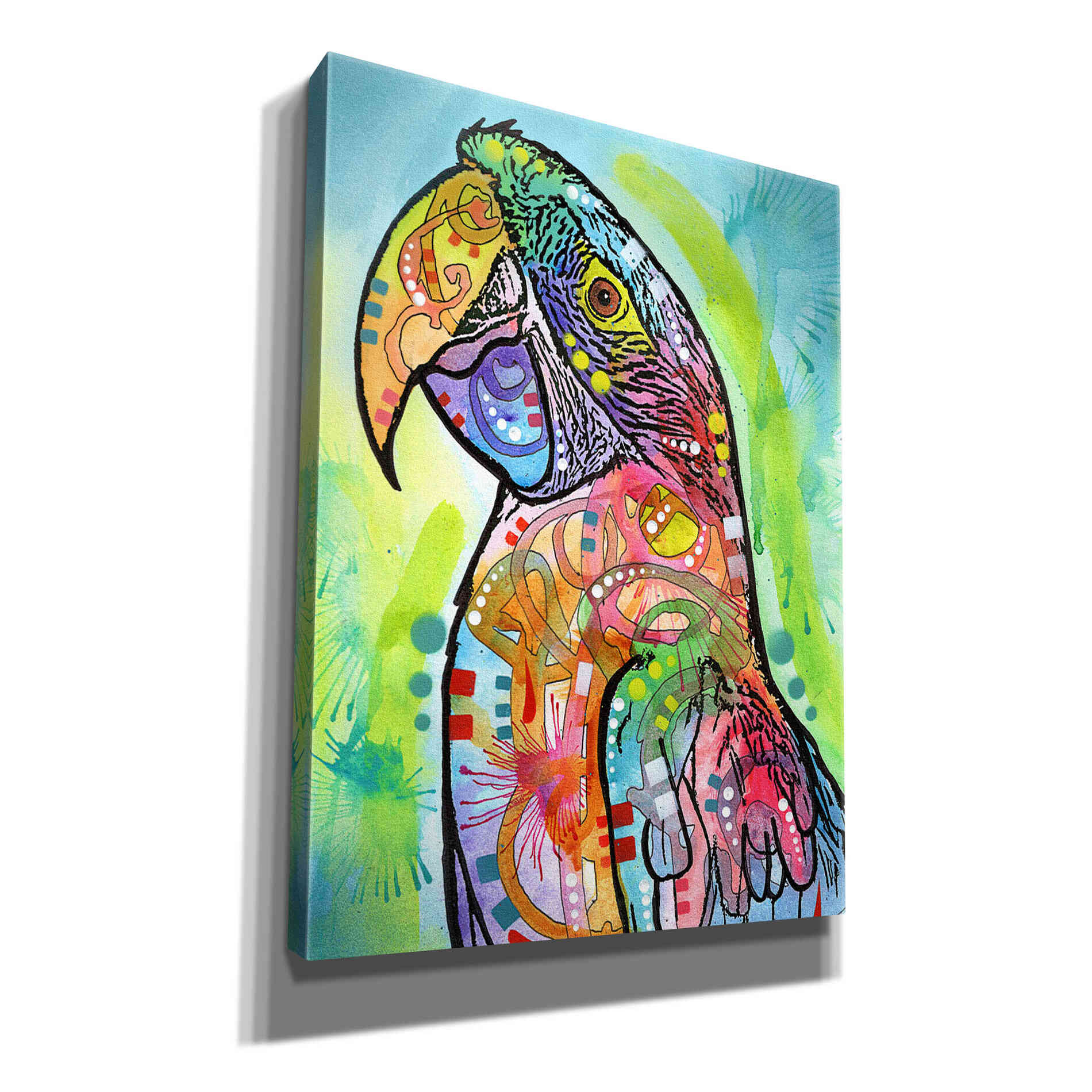'Macaw' by Dean Russo, Giclee Canvas Wall Art