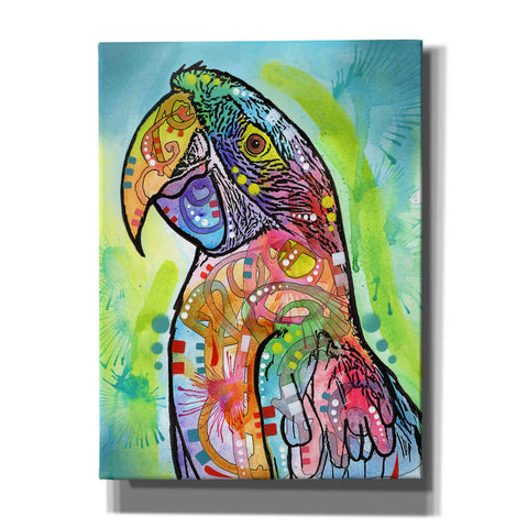 Image of 'Macaw' by Dean Russo, Giclee Canvas Wall Art