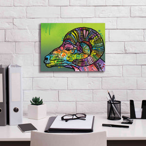 'Ram' by Dean Russo, Giclee Canvas Wall Art,16x12