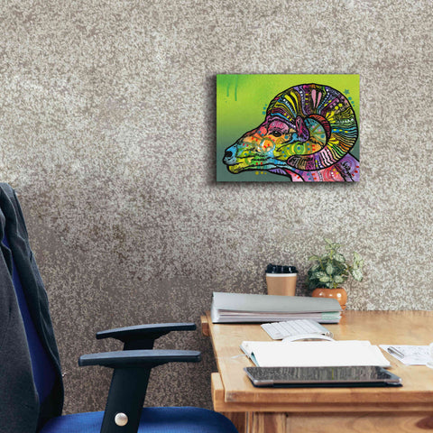 Image of 'Ram' by Dean Russo, Giclee Canvas Wall Art,16x12