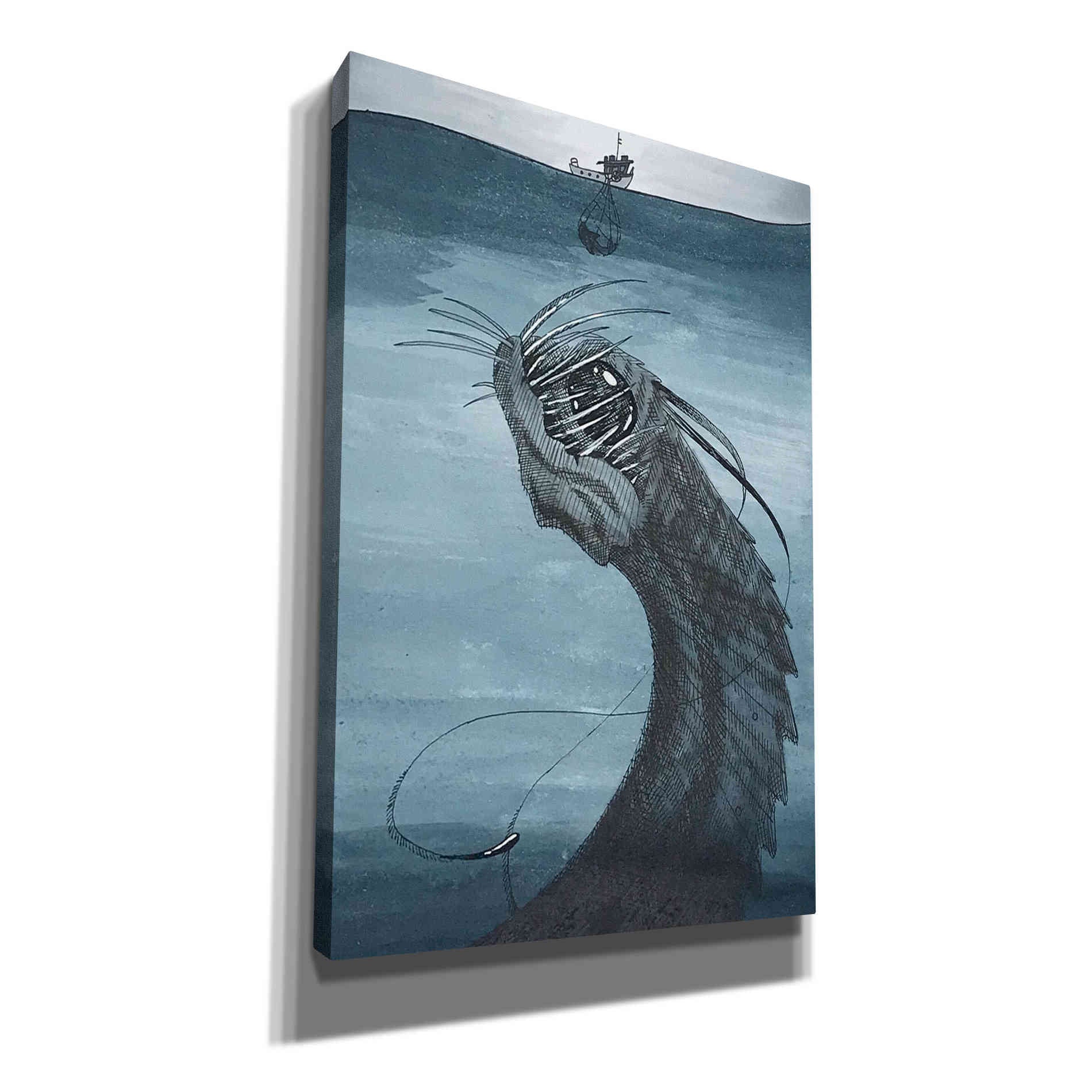 'Bait' by Avery Multer, Canvas Wall Art
