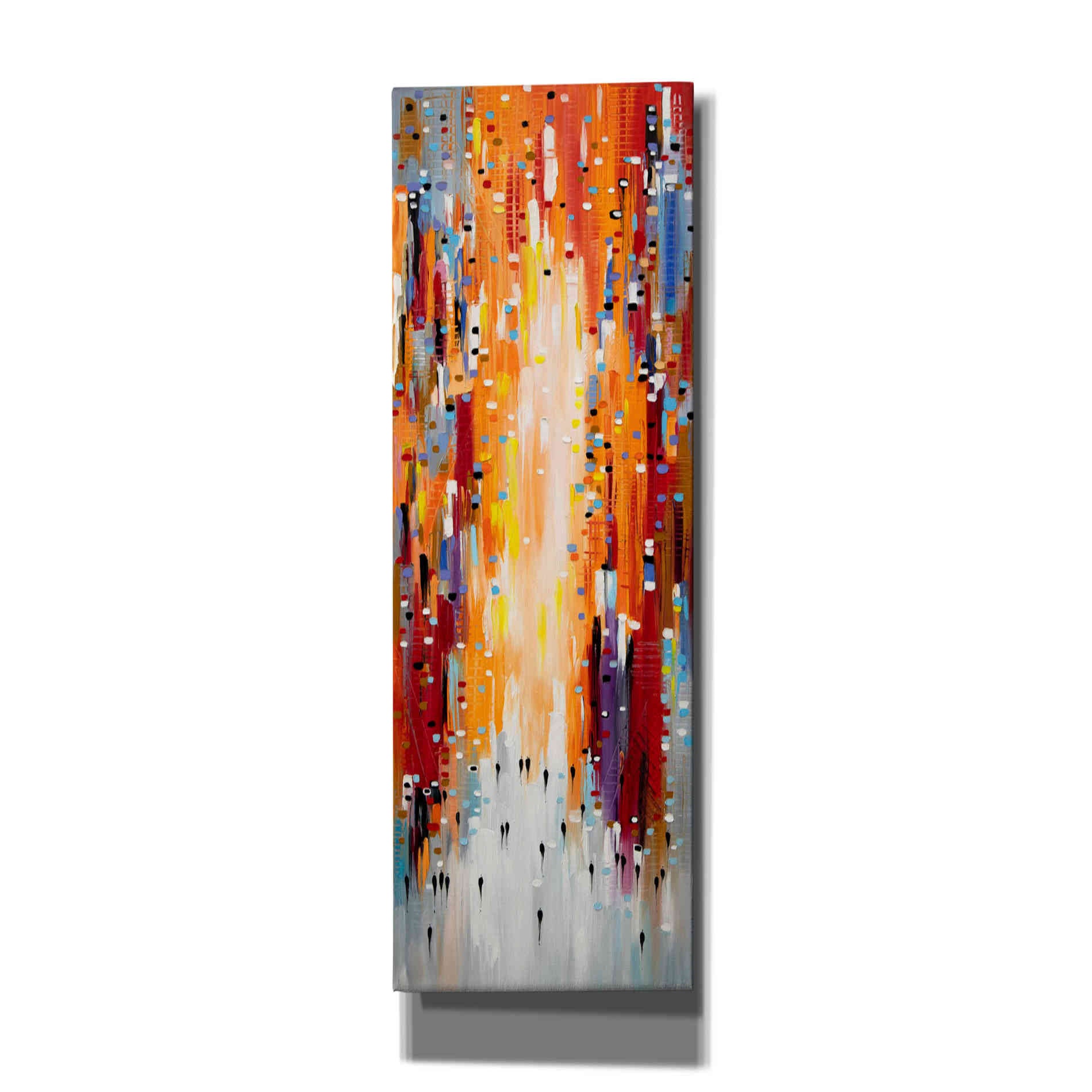 'Orange Sky' by Ekaterina Ermilkina, Canvas Wall Art