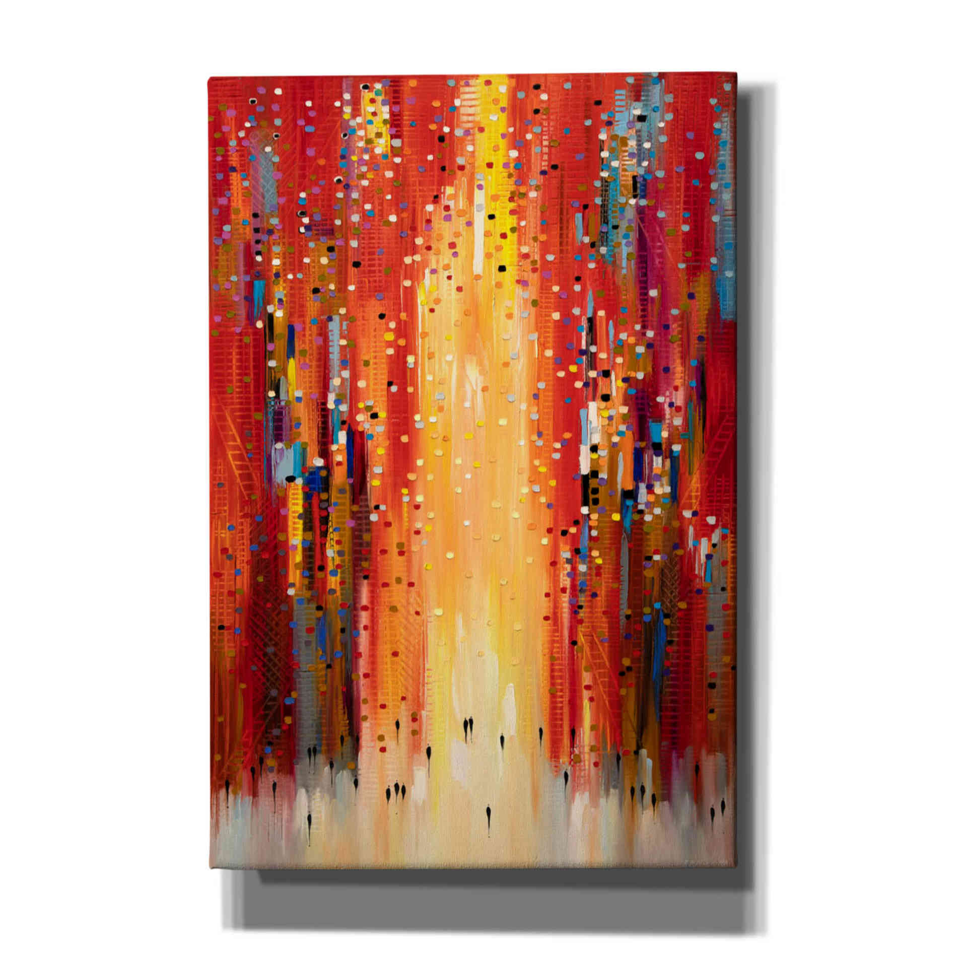 'Red Sky' by Ekaterina Ermilkina, Canvas Wall Art