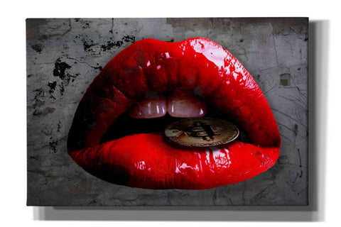 Image of 'Bit Me Bitcoin' by Canvas Wall Art