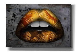 'Bitcoin Lipstick' by Canvas Wall Art