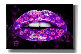 'Bitcoin Milkshake Amethyst' by Canvas Wall Art