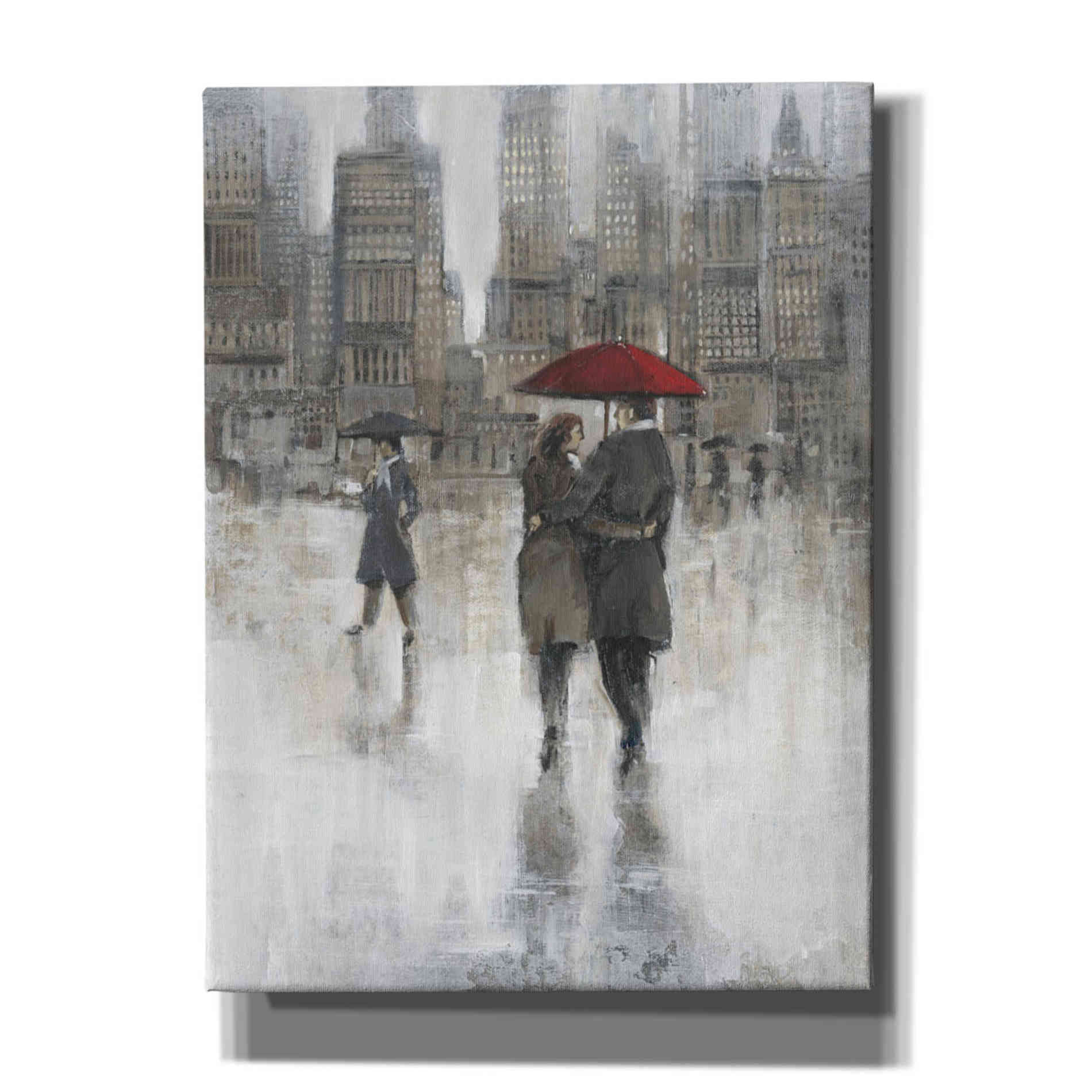 'Rain in The City II' by Tim O'Toole, Canvas Wall Art