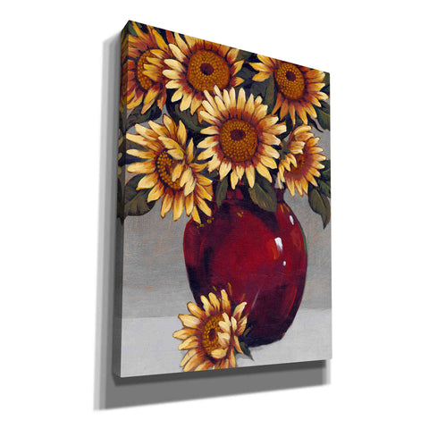 Image of 'Vase of Sunflowers II' by Tim O'Toole, Canvas Wall Art
