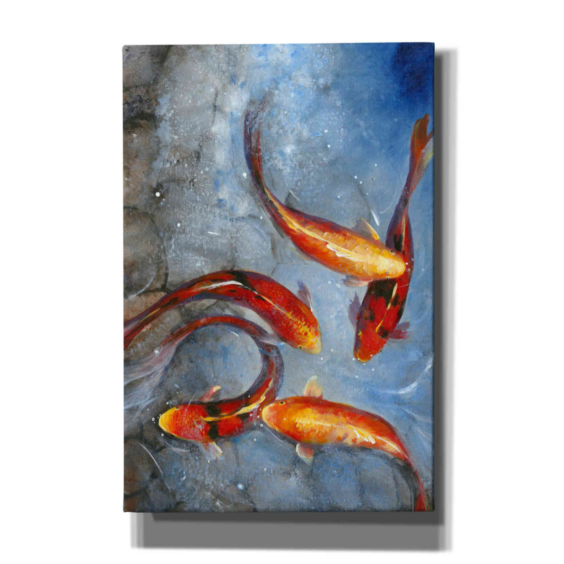 'Graceful Koi I' by Tim O'Toole, Canvas Wall Art