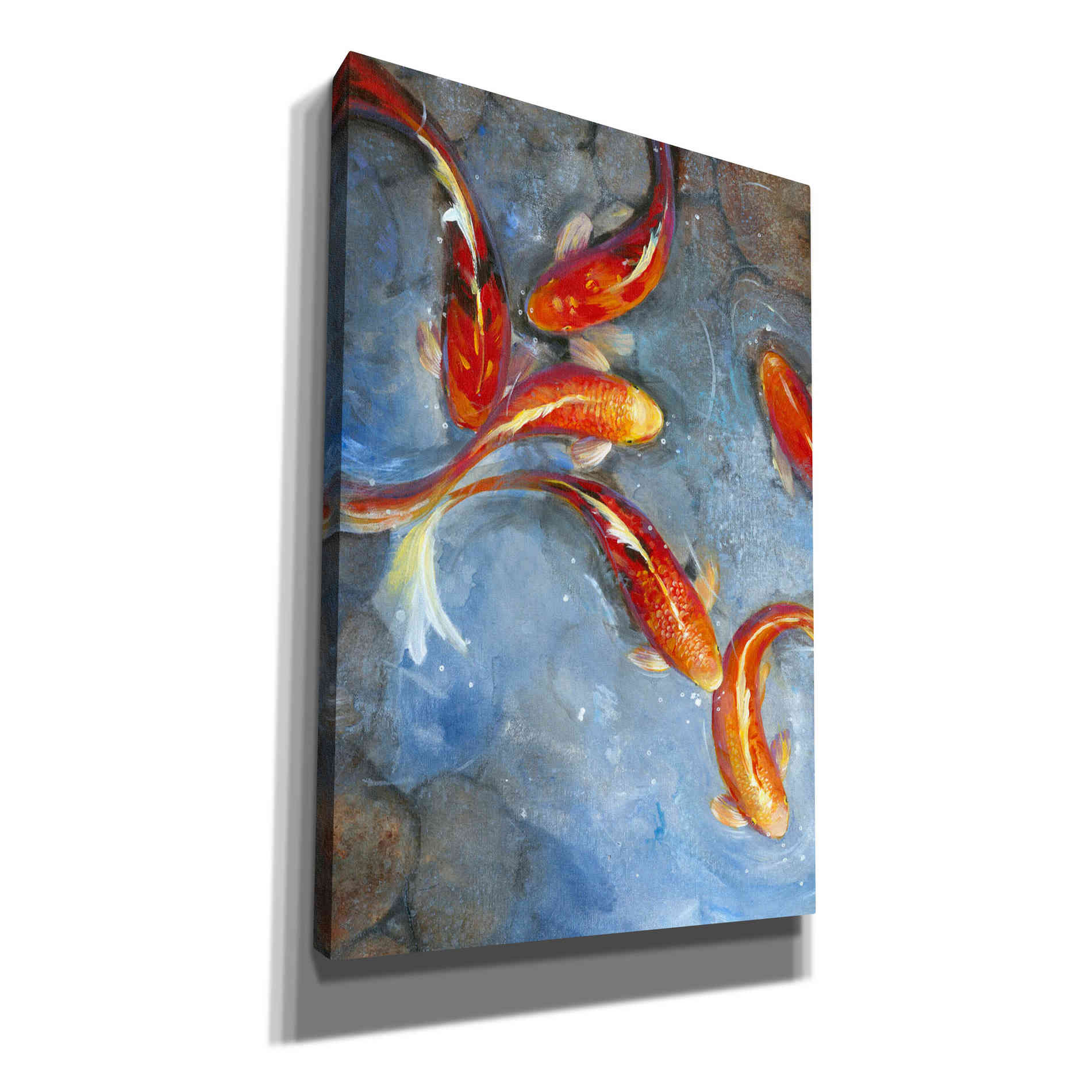 'Graceful Koi II' by Tim O'Toole, Canvas Wall Art