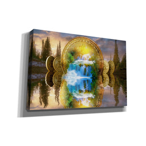 'Bitcoin New Age Five' by Steve Hunziker, Canvas Wall Art