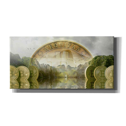 Image of 'Bitcoin New Age Two' by Steve Hunziker, Canvas Wall Art