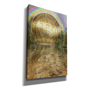 'Bitcoin New Age Six' by Steve Hunziker, Canvas Wall Art