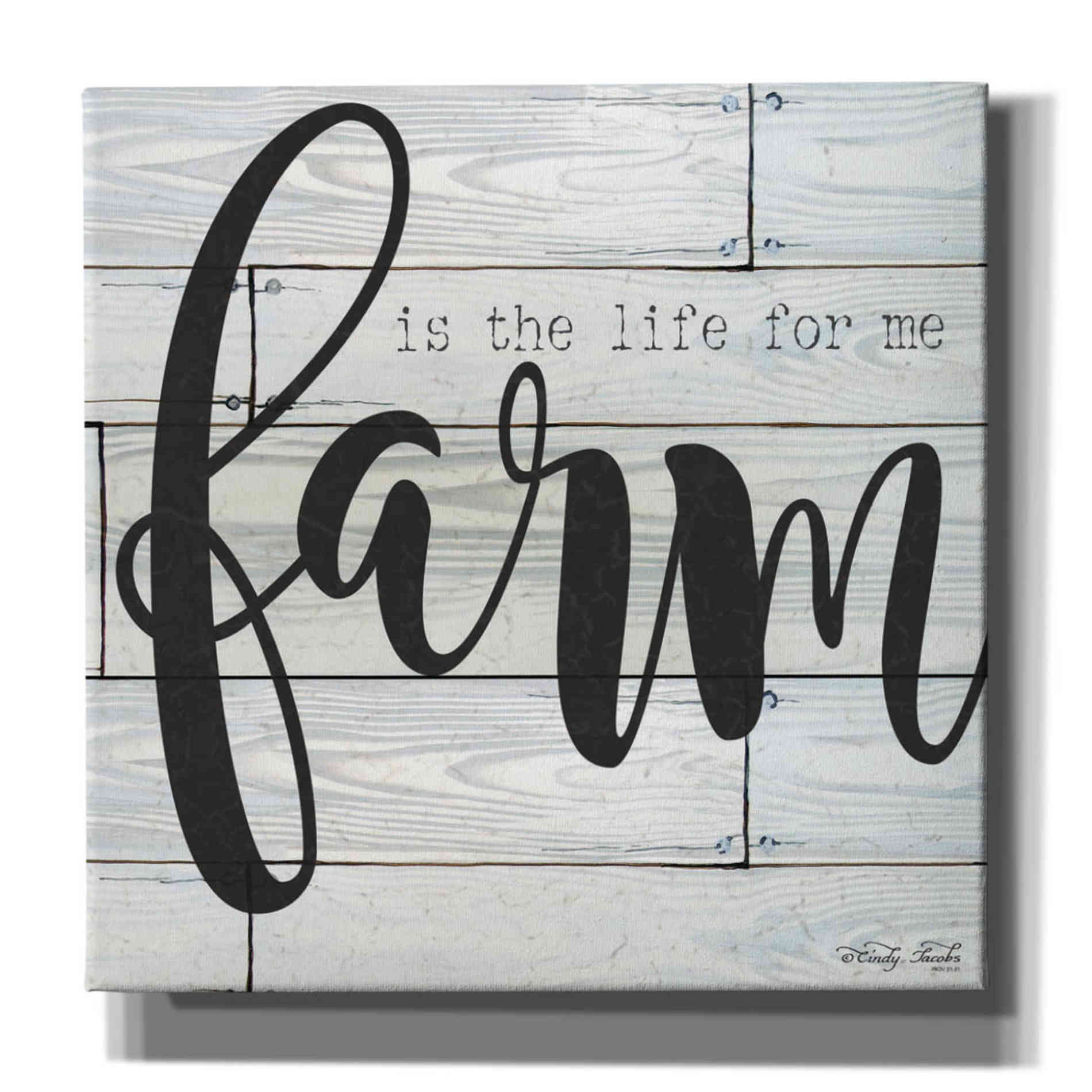 'Farm is the Life for Me' by Cindy Jacobs, Canvas Wall Art