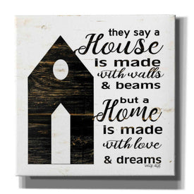'A Houseâ€¦' by Cindy Jacobs, Canvas Wall Art