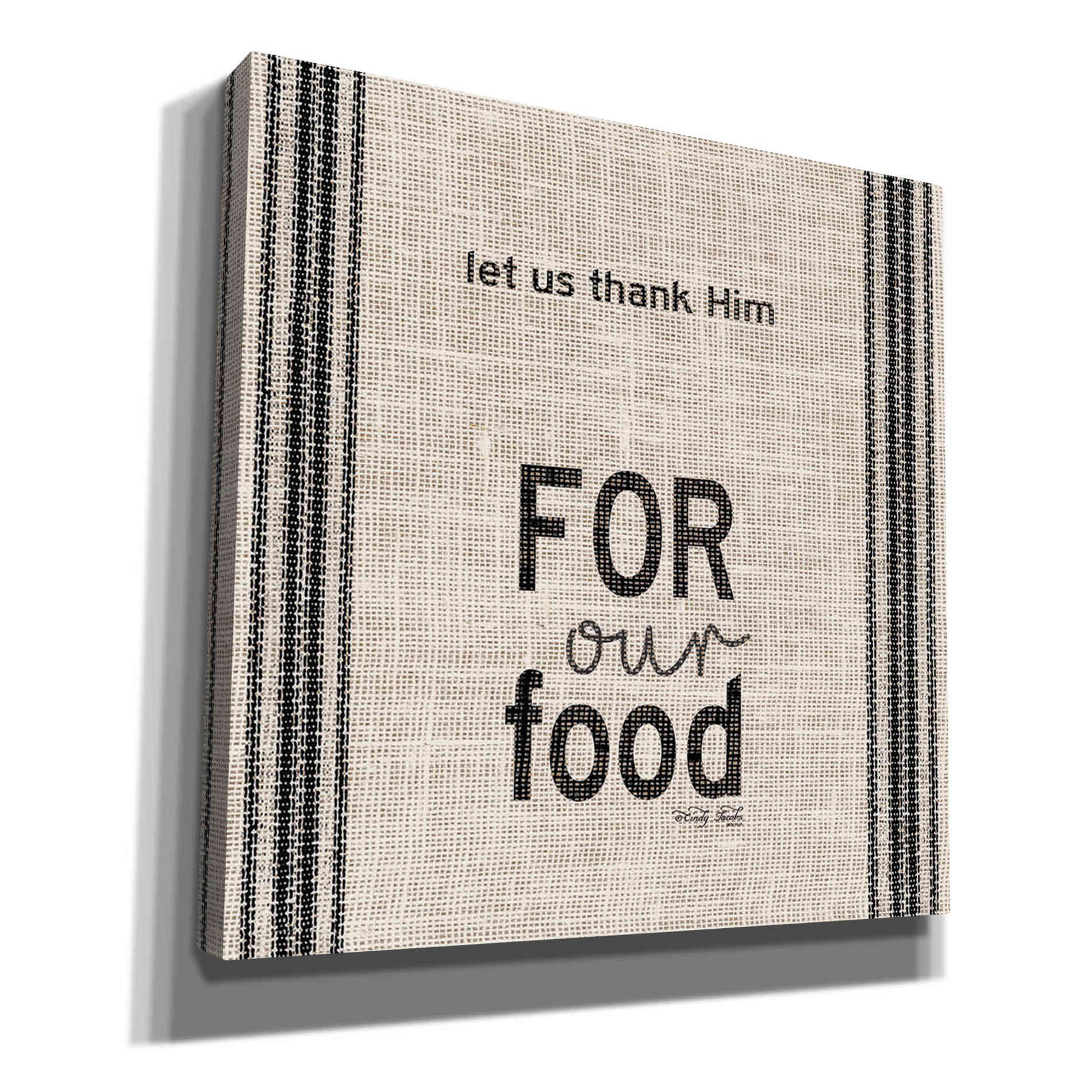 'Let Us Thank Him' by Cindy Jacobs, Canvas Wall Art
