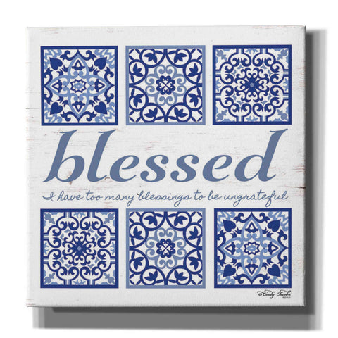 Image of 'Blessed Tile' by Cindy Jacobs, Canvas Wall Art