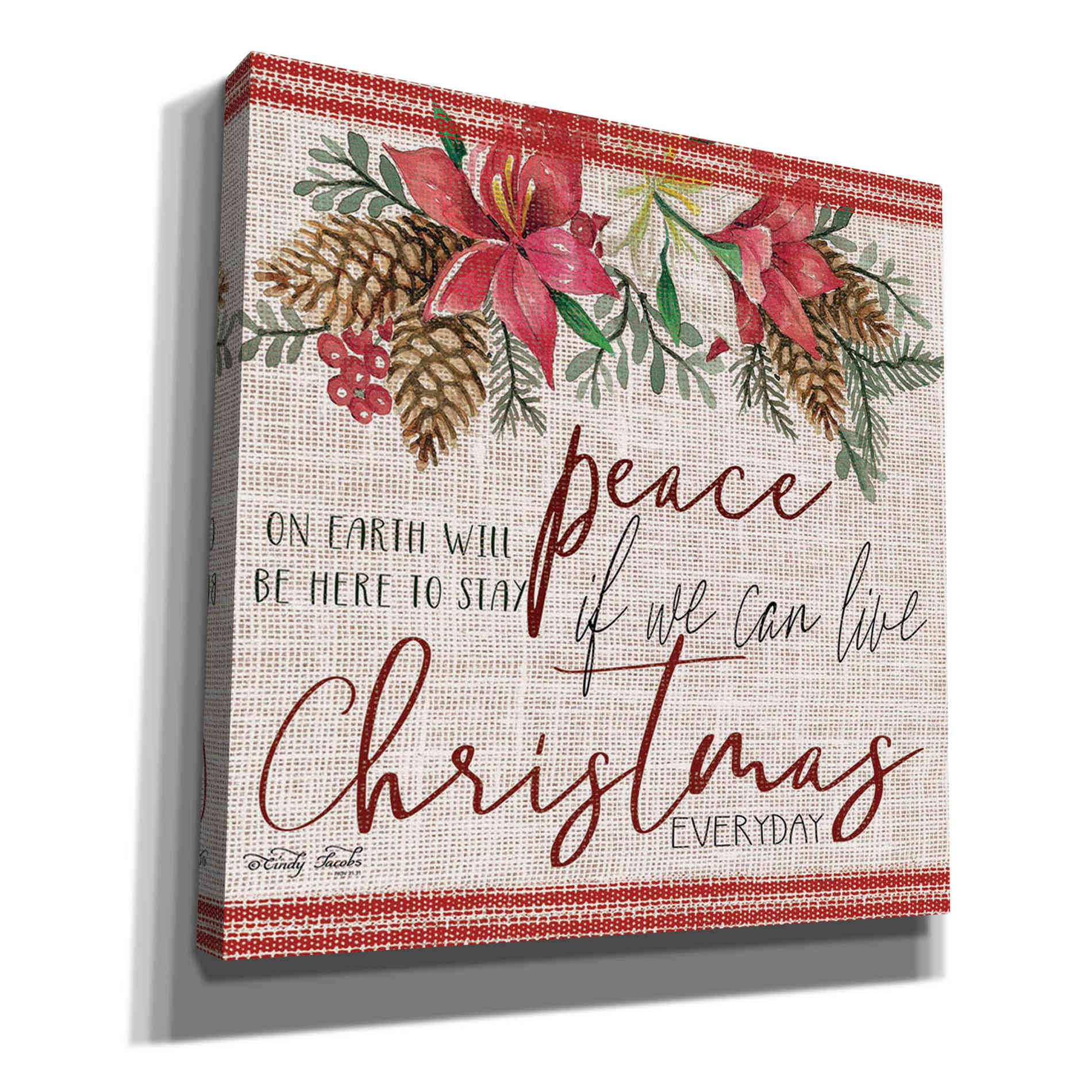 'Peace on Earth' by Cindy Jacobs, Canvas Wall Art