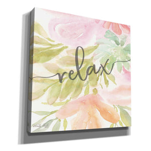 'Floral Relax' by Cindy Jacobs, Canvas Wall Art