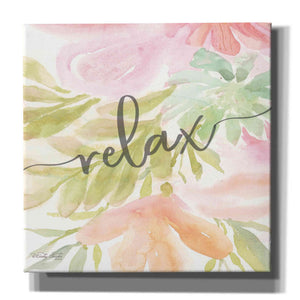 'Floral Relax' by Cindy Jacobs, Canvas Wall Art
