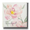 'Floral Thankful' by Cindy Jacobs, Canvas Wall Art