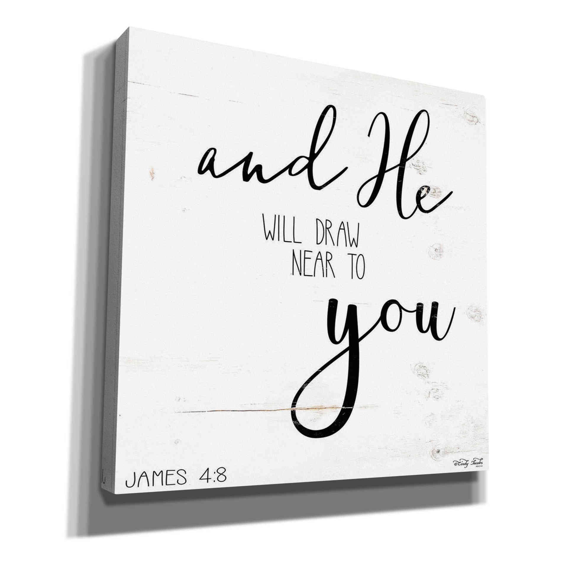 'And He will Draw Near to you' by Cindy Jacobs, Canvas Wall Art