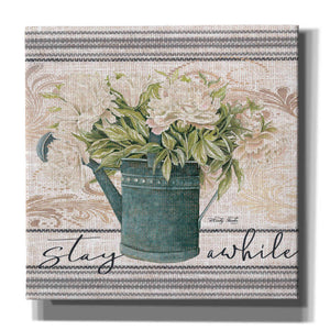 'Stay Awhile' by Cindy Jacobs, Canvas Wall Art