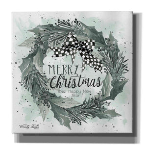 'Christmas and New Year Wreath' by Cindy Jacobs, Canvas Wall Art