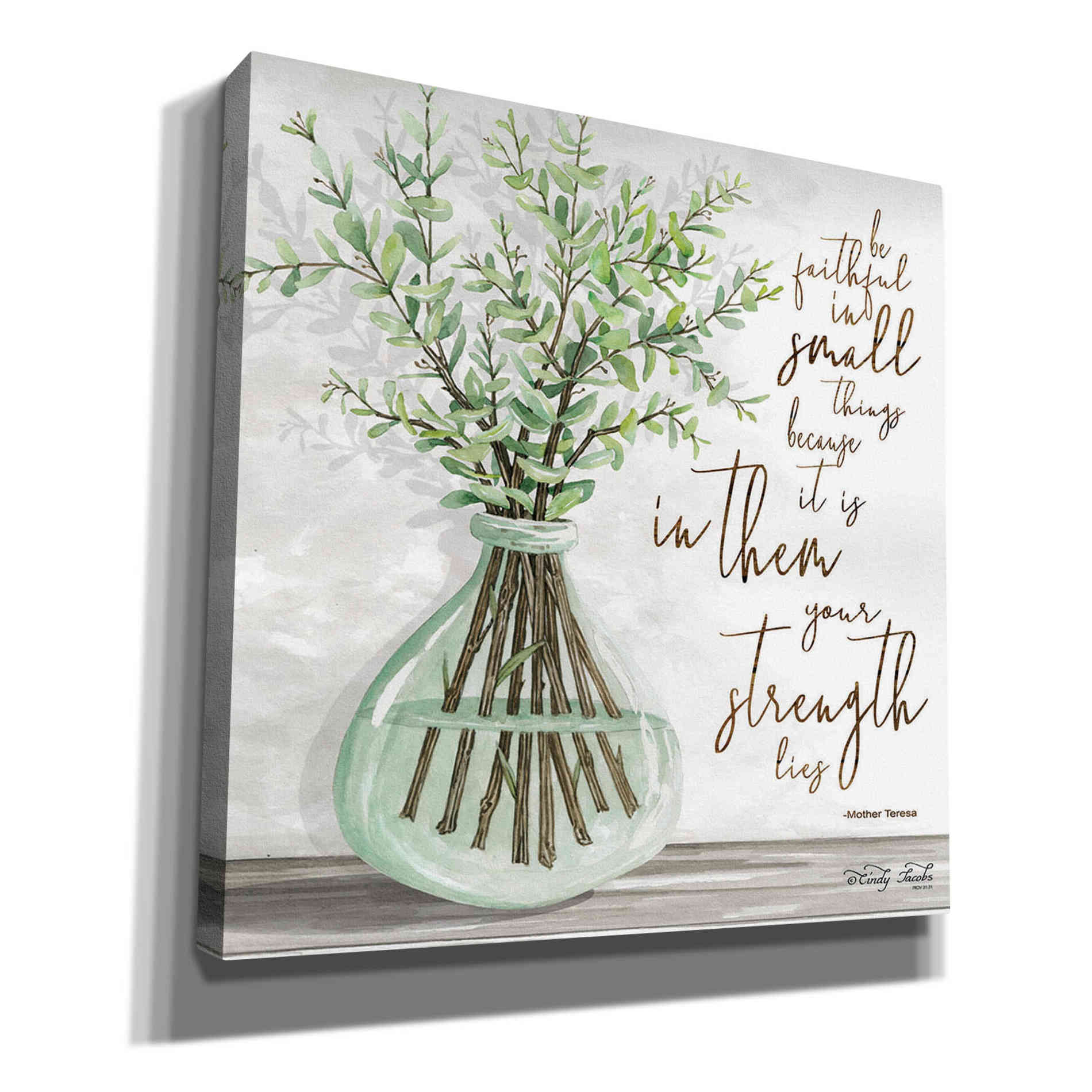 'Be Faithful' by Cindy Jacobs, Canvas Wall Art
