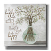'Thankful People Flower Vase' by Cindy Jacobs, Canvas Wall Art