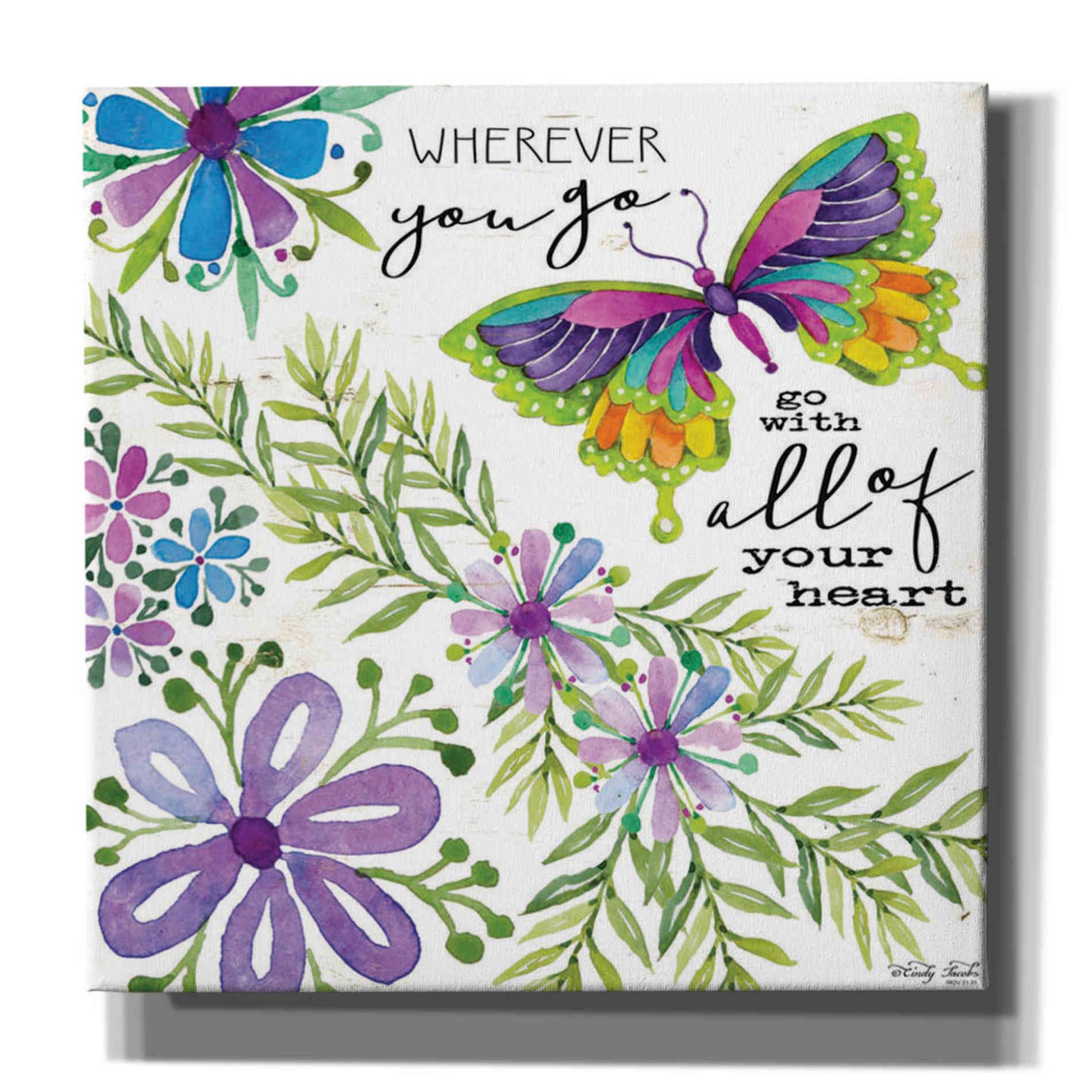 'Wherever You Go' by Cindy Jacobs, Canvas Wall Art