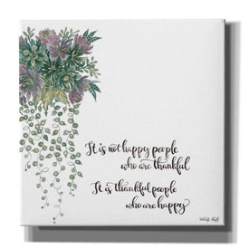 'Thankful People' by Cindy Jacobs, Canvas Wall Art